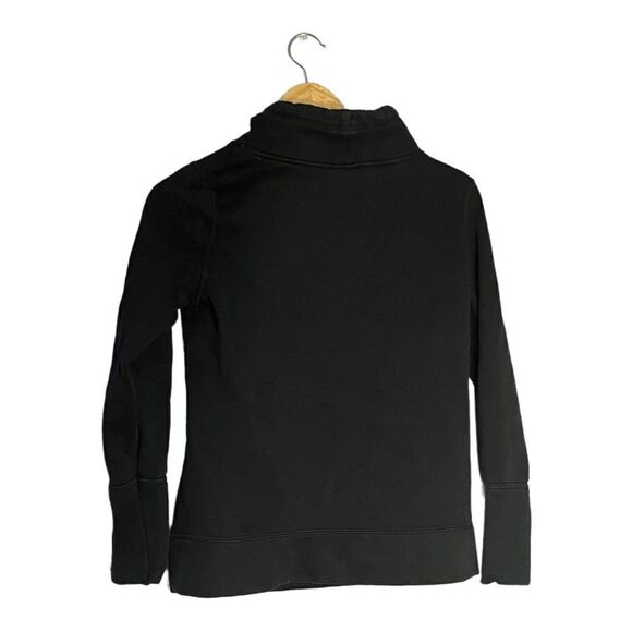Puma branded sweatshirt drawstring cowl neck with kangaroo pocket black Size XS - Picture 4 of 15